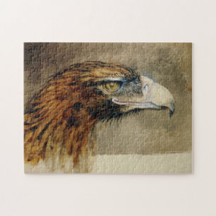 Hoofd van een Golden Eagle (door John Ruskin) Legpuzzel