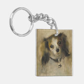 Hoofd van een hond, 1870 (olie op canvas) sleutelhanger (Voorkant Links)