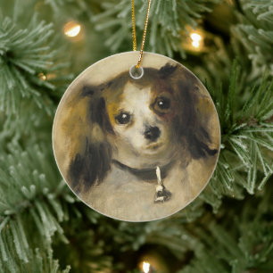 Hoofd van een hond, Auguste Renoir Art Keramisch Ornament