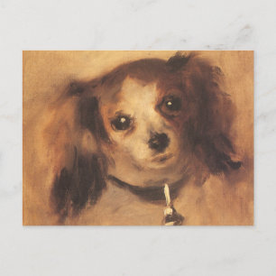Hoofd van een hond van Pierre Renoir,  Kunst Briefkaart