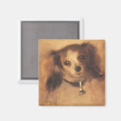 Hoofd van een hond van Pierre Renoir,  Kunst Magneet (Voorkant / Achterkant)