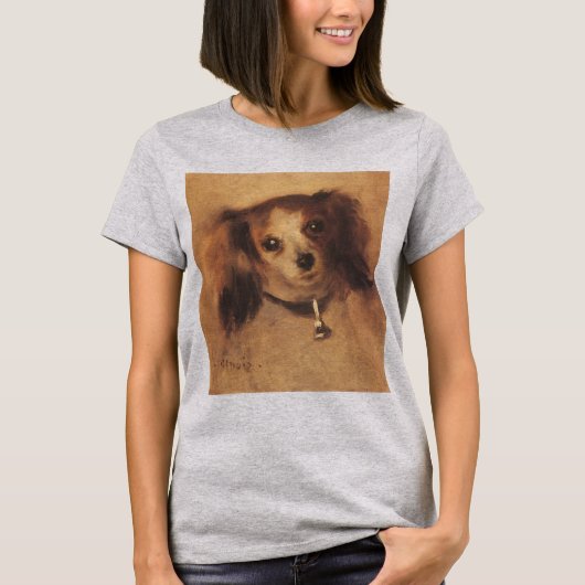 Hoofd van een hond van Pierre Renoir, Kunst T-shirt (Voorkant)