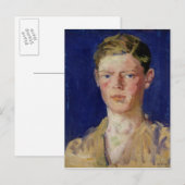 Hoofd van een jong Man Briefkaart (Voorkant / Achterkant)