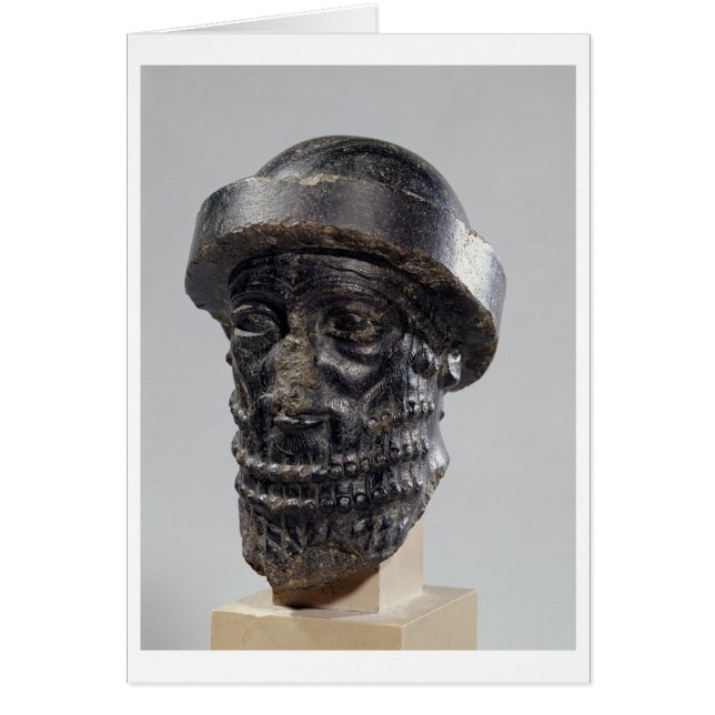 Hoofd van een koning, mogelijk Hammurabi, koning v (Voorkant)