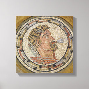 Hoofd van een man 2 canvas afdruk