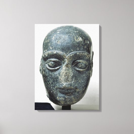 Hoofd van een man canvas afdruk (Voorkant)