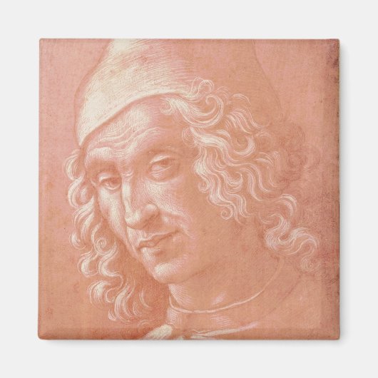 Hoofd van een Man Magneet (Voorkant)