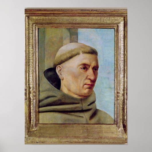 Hoofd van een monnik poster (Voorkant)
