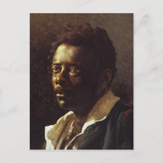 Hoofd van een neger door Theo Gericault Briefkaart (Voorkant)