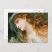 Hoofd van een nimf briefkaart (Voorkant / Achterkant)