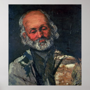 Hoofd van een oud Man, c.1866 Poster