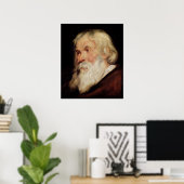 Hoofd van een oud Man Poster (Thuiskantoor)