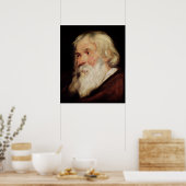 Hoofd van een oud Man Poster (Keuken)