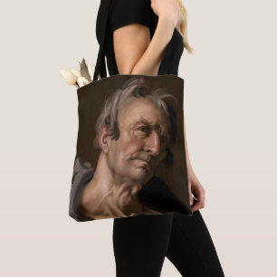 Hoofd van een oud Man van Abraham Bloemaert Draagtas