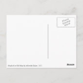 Hoofd van een oud Man van Albrecht Durer Briefkaart (Achterkant)