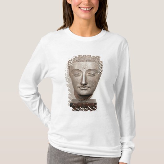 Hoofd van een standbeeld van de Boeddha, van T-shirt (Voorkant)