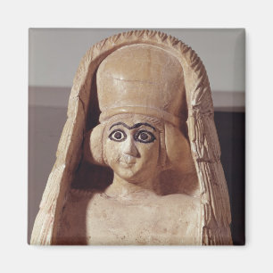 Hoofd van een standbeeld van Ishtar, met een Magneet
