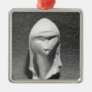 Hoofd van een vrouw bekend als Venus of Brassempou Metalen Ornament