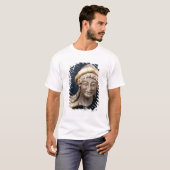 Hoofd van Hermes met pilo's T-shirt (Voorkant volledig)