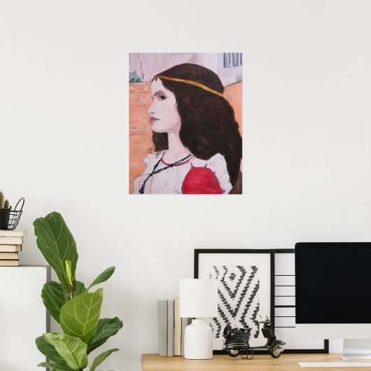 Hoofd van het Juliet poster (Thuiskantoor)