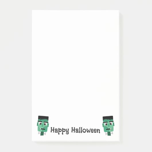 Hoofd van het Monster van Frankenstein Post-it® Notes (Voorkant)