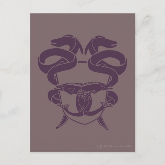 Hoofd van het symbool Laketown Briefkaart (Voorkant)