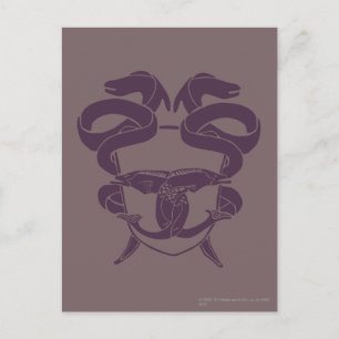 Hoofd van het symbool Laketown Briefkaart