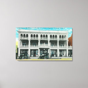 Hoofd van het Uitzicht van het Tremont HotelRed Bl Canvas Afdruk