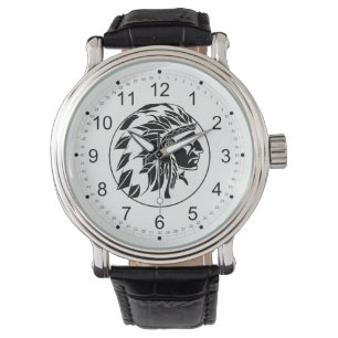 Hoofd van India Horloge