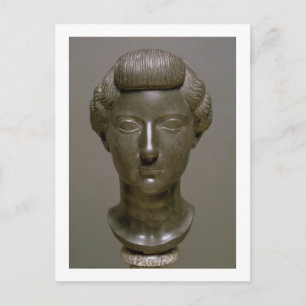 Hoofd van Livia Drusilla (56 BC-29 AD) Roman, c.30 Briefkaart