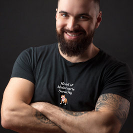 Hoofd van Motorcycle Security motorfiets t-shirt