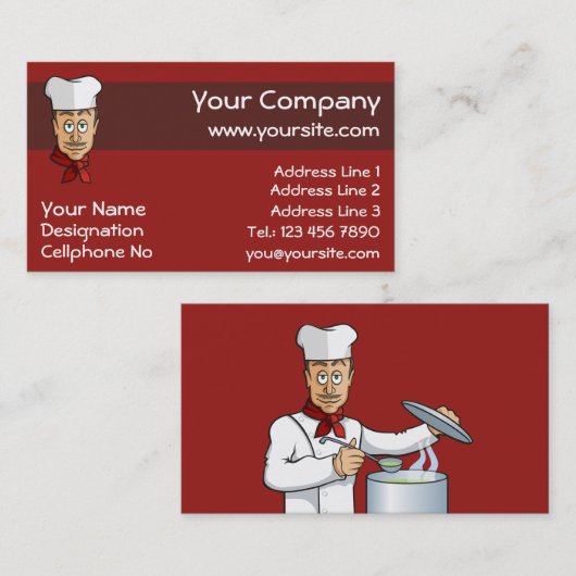 Hoofd Visitekaartje (Voorkant / Achterkant)