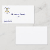 Hoofd Visitekaartje kustwacht (Voorkant / Achterkant)