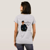 Hoofd vrouw t-shirt (Achterkant volledig)