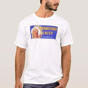 Hoofd Wenatchee - etiket voor fruitkratten T-shirt