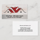 hoofdaannemer | woningrenovatie visitekaartje (Voorkant / Achterkant)