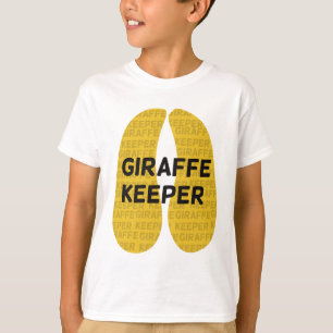 Hoofdafdruk Giraffe Keeper T-shirt