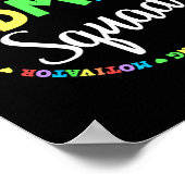 Hoofdbemanningsadministrateur van de Squad School Poster (Hoek)