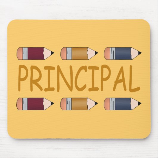 Hoofdcadeau met potloodrand muismat (Voorkant)