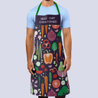 Hoofdchef Gepersonaliseerd Modern Groente Patroon