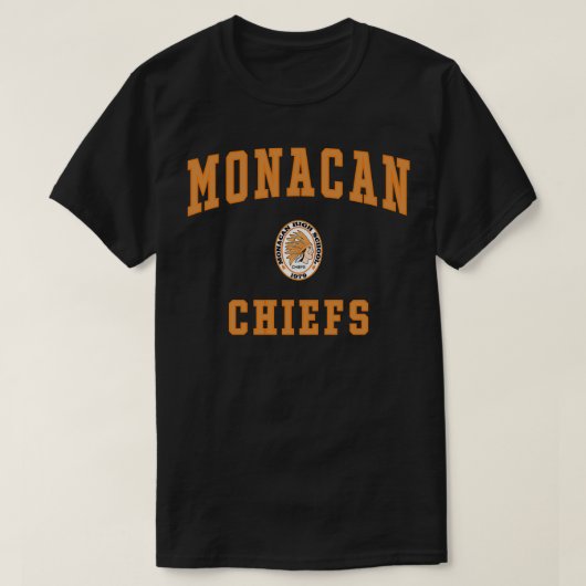 Hoofden van de middelbare school van Monacan T-shirt (Design voorkant)