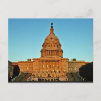 Hoofdgebouw bij Sunset Briefkaart