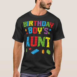 Hoofdinbouwer van de bricks van de tante van Birth T-shirt