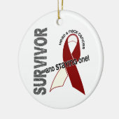 HOOFDKANKEROVERLEVING 1 KERAMISCH ORNAMENT (Links)