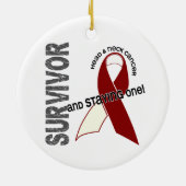 HOOFDKANKEROVERLEVING 1 KERAMISCH ORNAMENT (Achterkant)