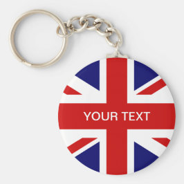 Hoofdketen Britse vlag | Ontwerp van de uniale hef Sleutelhanger