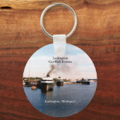 Hoofdketen Ludington Car/Rail Ferries Sleutelhanger (Voorkant)