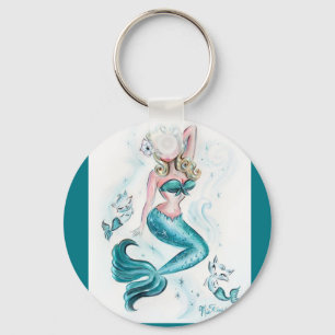 Hoofdketen van Mermaid Sleutelhanger