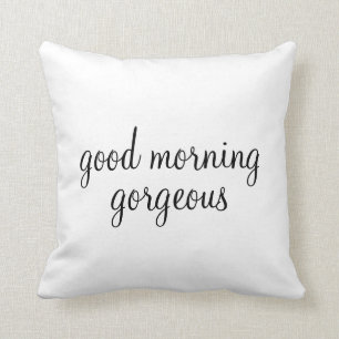 Hoofdkussen van hem - Goedemorgen (Stijl 1) Kussen