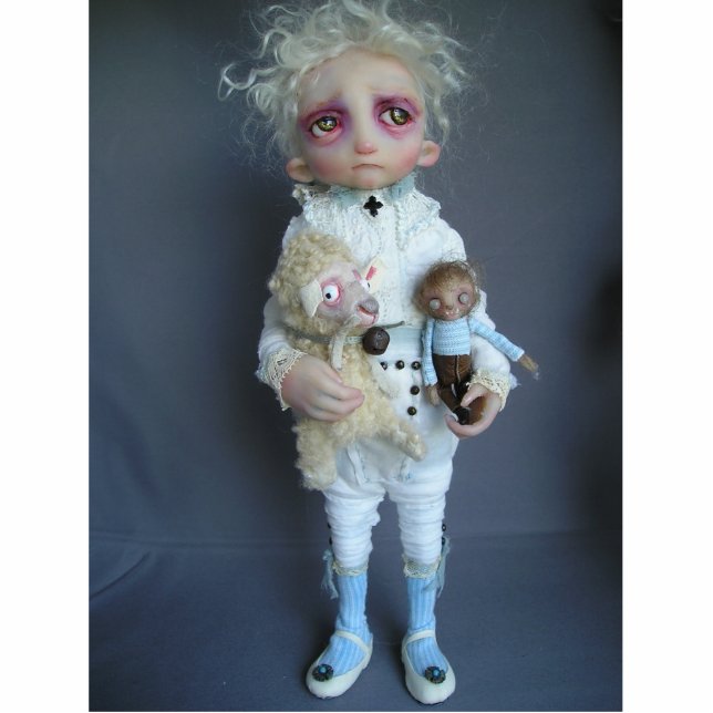 hoofdlampje staand fotobeeldje  (Voorkant)